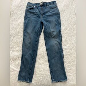 Madewell Stovepipe Jeans, size 28